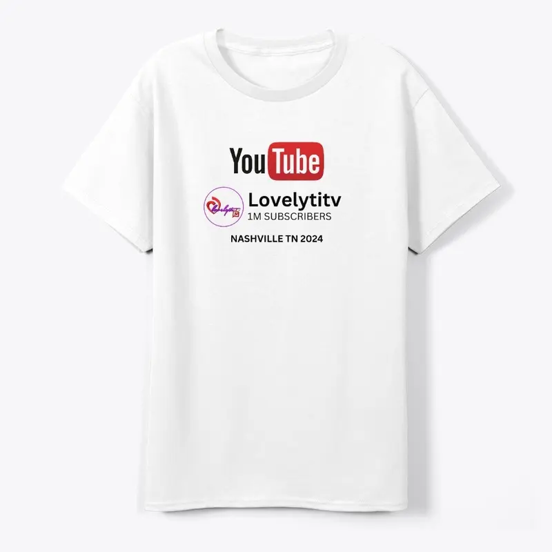 lovelyti's 1mill party t-shirts